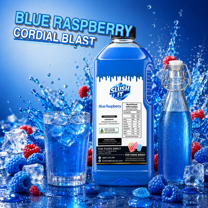 Blue Raspberry Cordial Mixes 2L