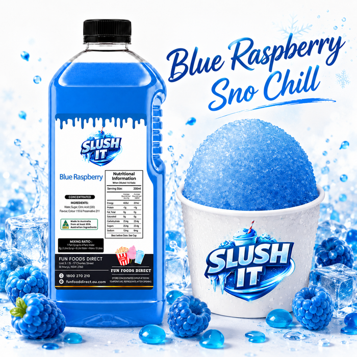 Blue Raspberry Sno Cone Flavour 2L Bottle