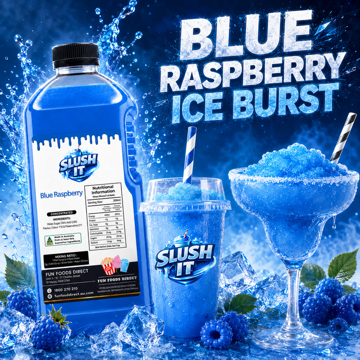 Blue Raspberry Slush / Slushie Mix Bottles