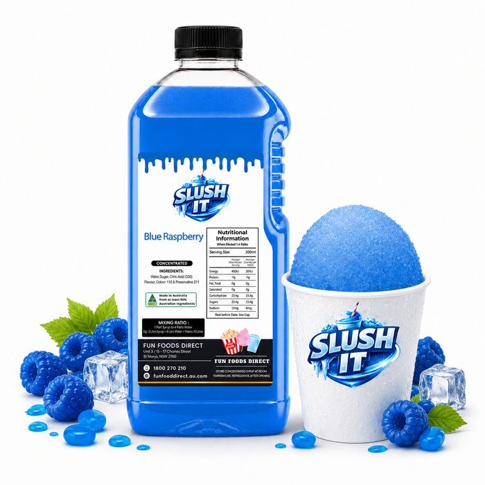 Blue Raspberry Sno Cone Flavour 2L Bottle