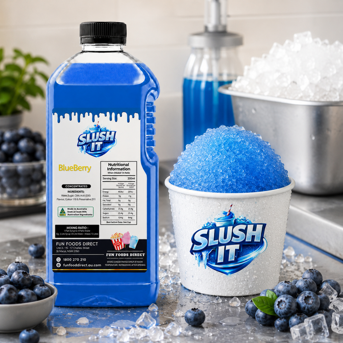 Blueberry Sno Cone Flavour Bottle 2L
