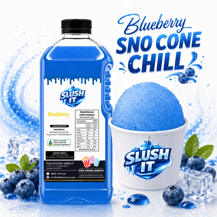 Blueberry Sno Cone Flavour Bottle 2L