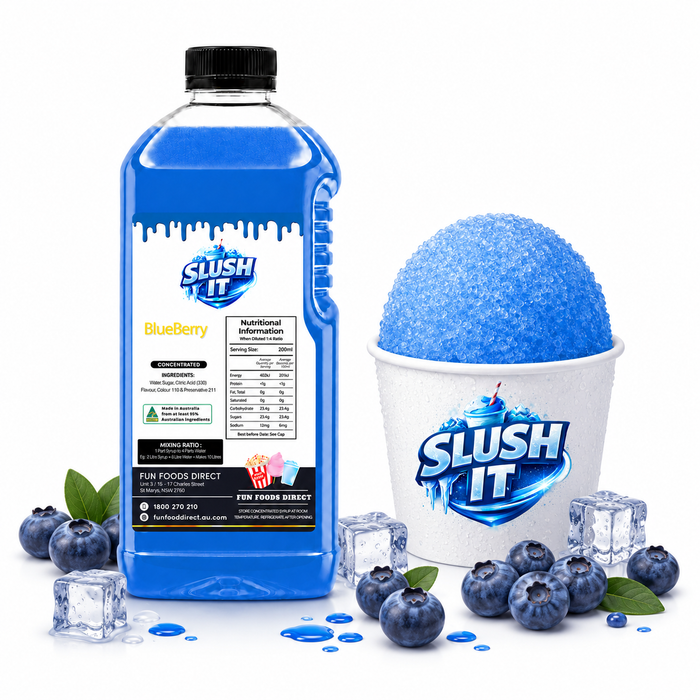 Blueberry Sno Cone Flavour Bottle 2L