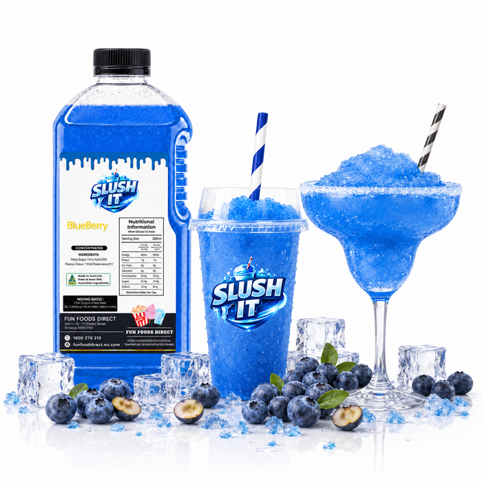 Blueberry Slush / Slushie Mix Bottles