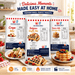 Breakfast dessert mix bundle featuring Buttermilk Pancake, Belgian Waffle, and Crepe Mix for easy homemade treats.