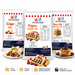 Breakfast dessert mix bundle featuring Buttermilk Pancake, Belgian Waffle, and Crepe Mix packaging ideal for home cooking.