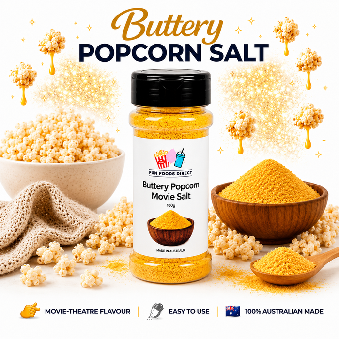 Seasoned Premium Movie Butter Popcorn Salt 100g