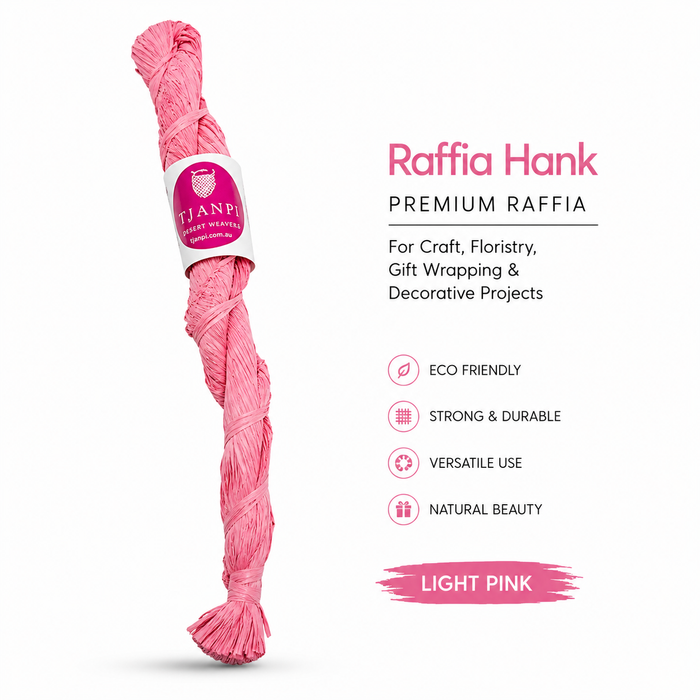 Light Pink Raffia Hank 250g