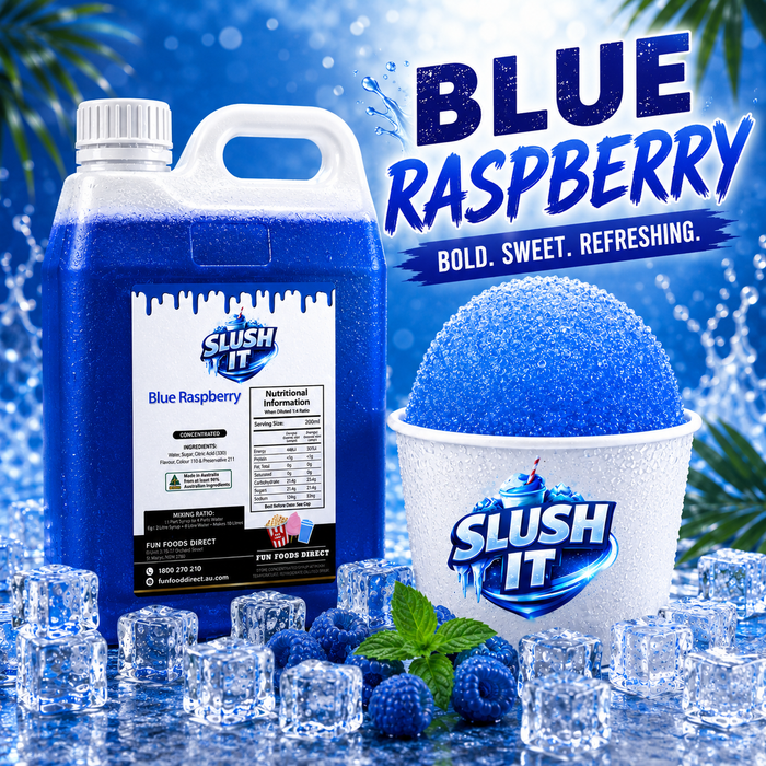 Blue Raspberry Sno Cone Flavour 2L Bottle