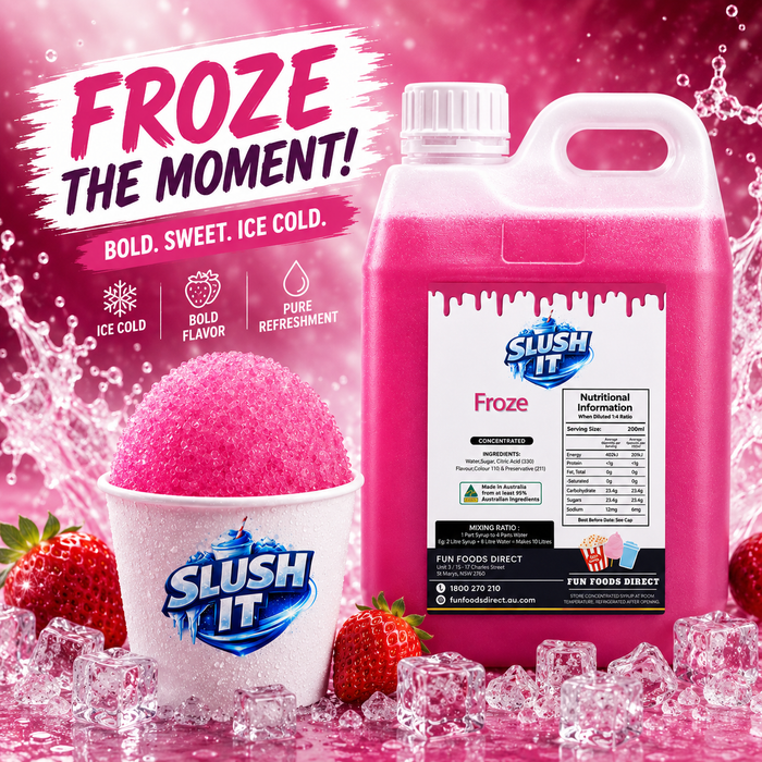 Froze Sno Cone Flavour Bottle