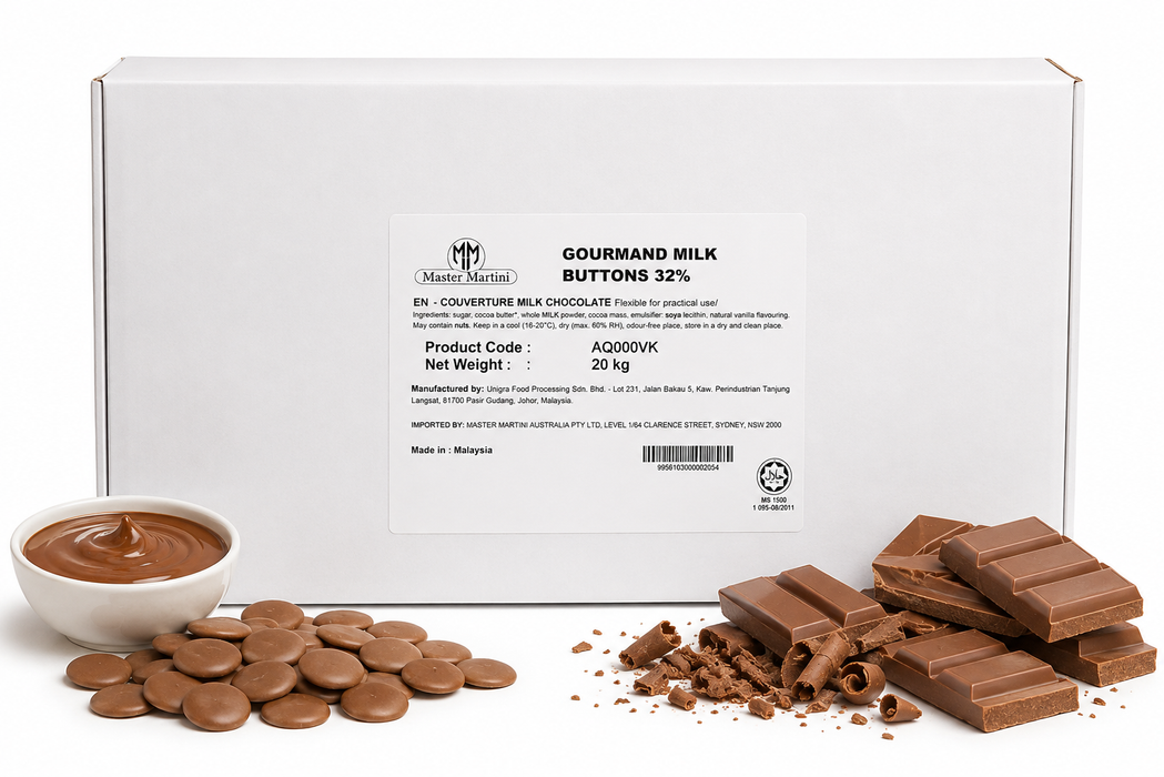 Master Martini 32% Couverture Milk Chocolate 20kg