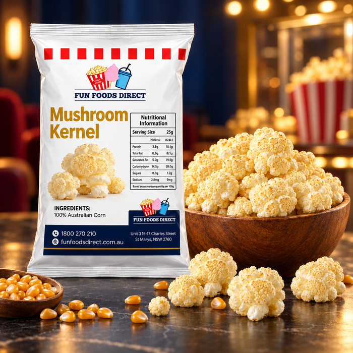 Mushroom Popcorn Kernels