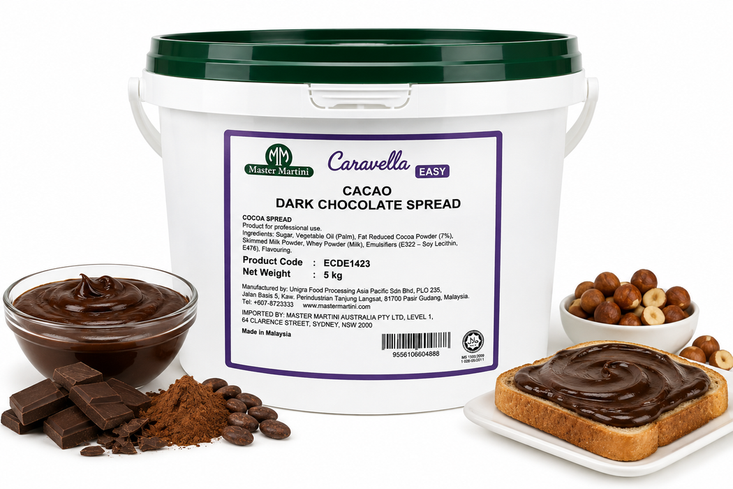 Master Martini Caravella Easy Cacao Dark Chocolate Spread – 5kg