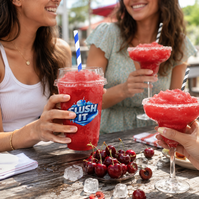 Summer cherry slushy Cherry Flavour – Limited Time Only!