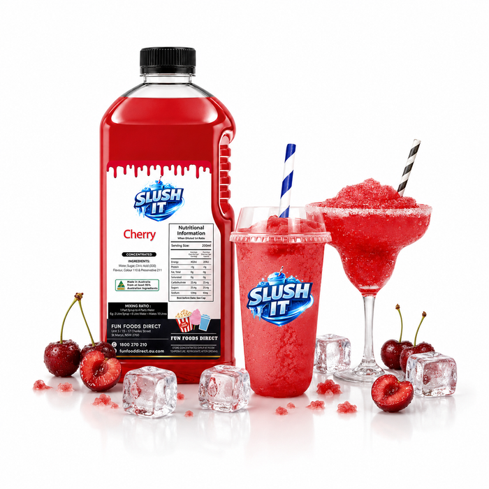 Summer cherry slushy Cherry Flavour – Limited Time Only!