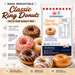 Classic Cake Donut Mix | World’s Best Tasting Donut Mix for making delicious ring donuts with ease.
