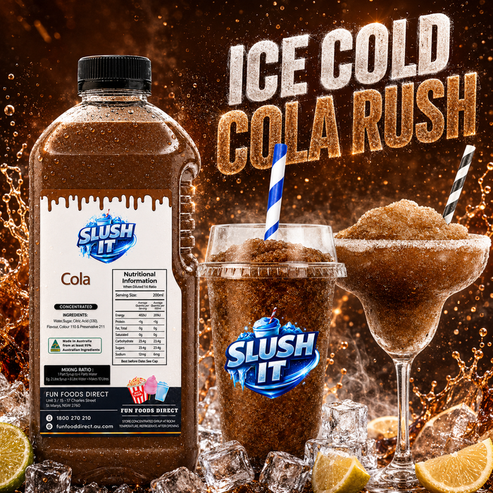 Cola Slush / Slushie Mix Bottles