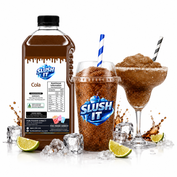 Cola Slush / Slushie Mix Bottles