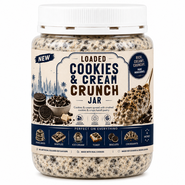 Loaded Cookies n Cream Crunch Jar 375ml