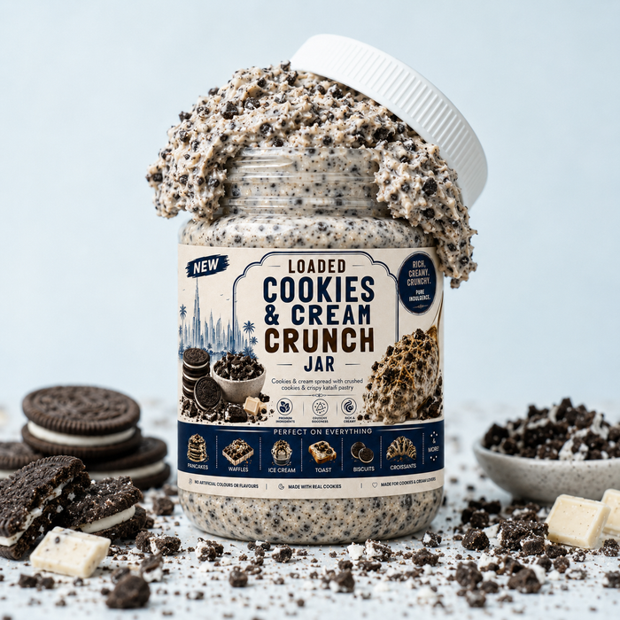 Loaded Cookies n Cream Crunch Jar 375ml