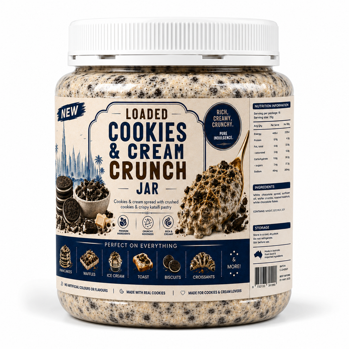 Loaded Cookies n Cream Crunch Jar 375ml