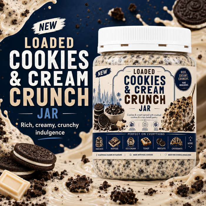 Loaded Cookies n Cream Crunch Jar 375ml