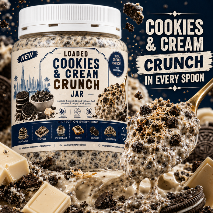 Loaded Cookies n Cream Crunch Jar 375ml