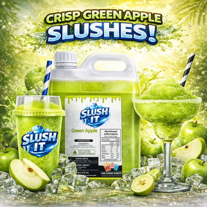 Green Apple Slush / Slushie Mix Bottles