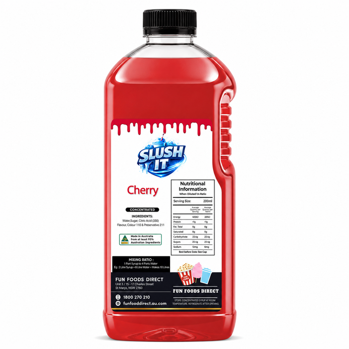 Cherry Sno Cone Flavour 2L Bottle