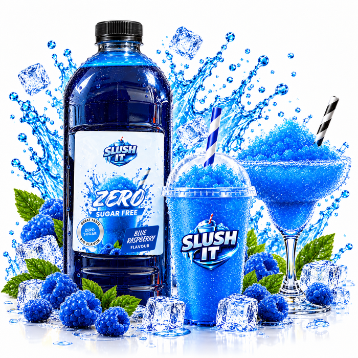 Slush It Zero Blue Raspberry Slushy Syrup – 2L