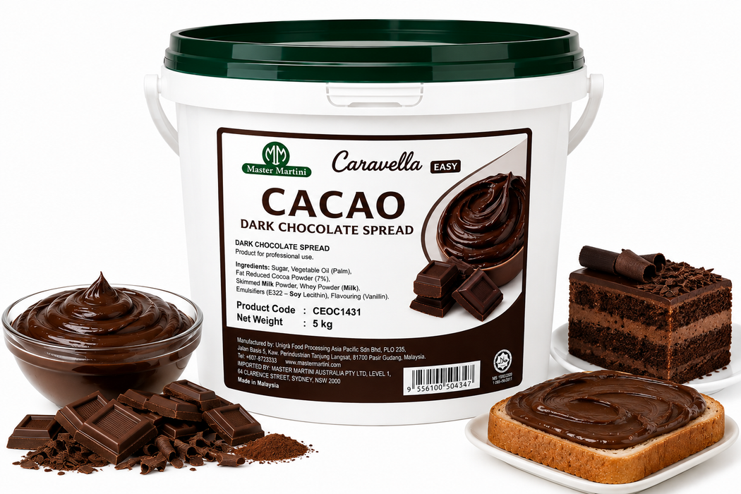 Master Martini Caravella Easy Cacao Dark Chocolate Spread 5kg