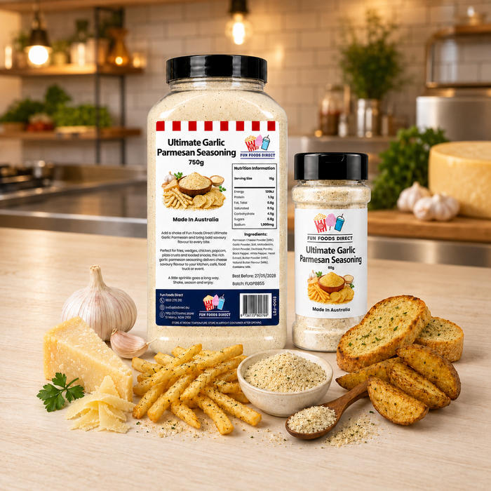 Ultimate Garlic Parmesan Seasoning | Savoury Flavour Boost for Chips, Pasta & Snacks