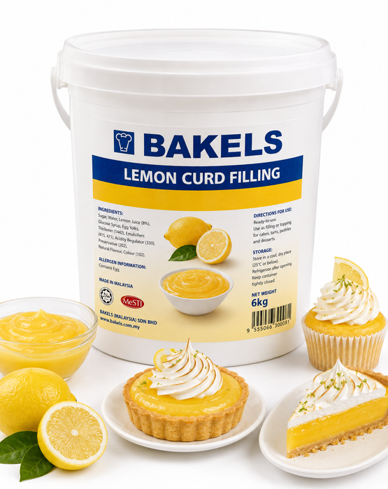 Bakels Lemon Curd Filling 6KG