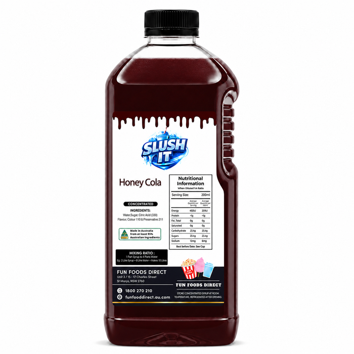 honey cola slushy, Slushy Honey Cola Flavour – Limited Time Only!