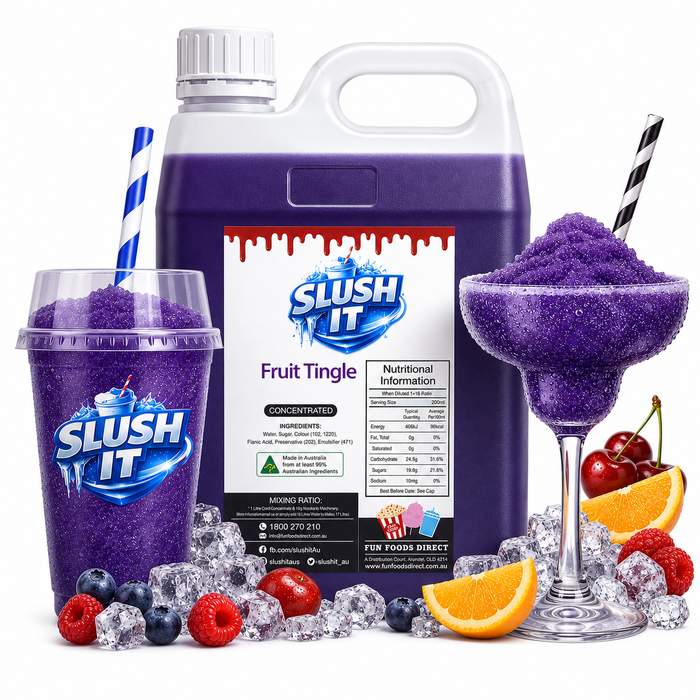 Fruit Tingle Slush / Slushie Mix Bottles