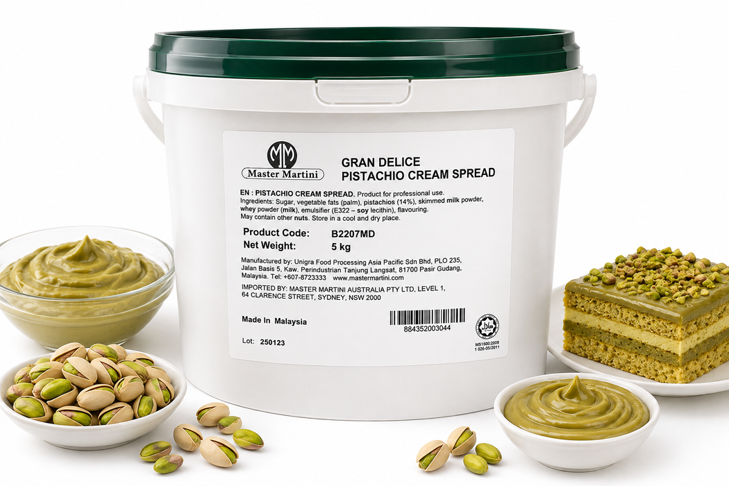 Master Martini Gran Delice Pistachio Cream Spread – 1L