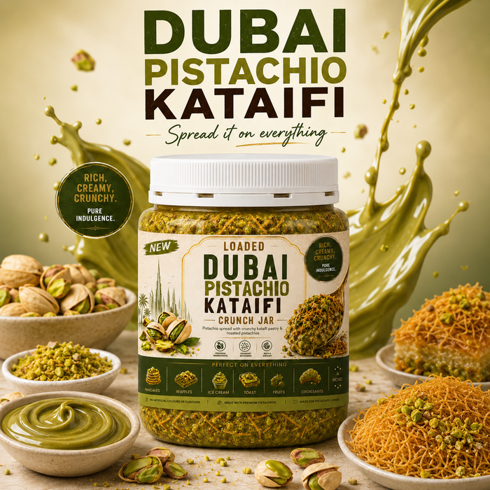 Loaded Dubai Pistachio Kataifi Crunch Jar 375ml