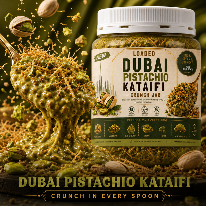 Loaded Dubai Pistachio Kataifi Crunch Jar 375ml