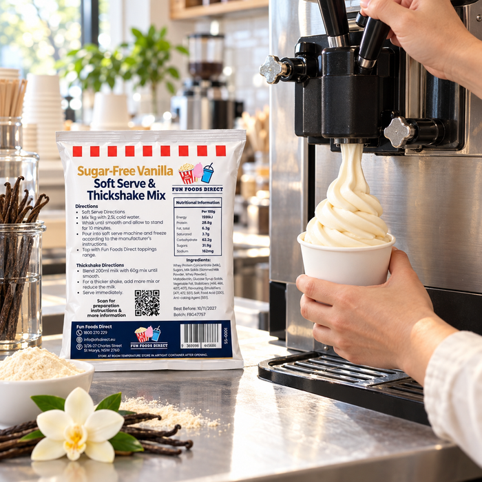 Sugar-Free Vanilla Soft Serve & Thickshake Mix 1kg