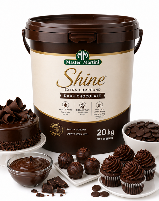Master Martini Shine Extra Compound Dark Chocolate – 20kg