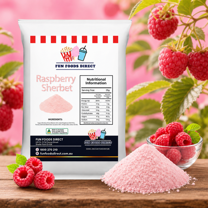Bulk Sherbet Powder Raspberry