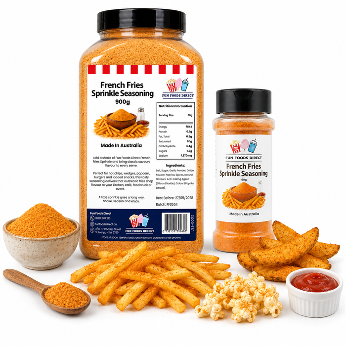 French Fries Sprinkle Seasoning | Savoury Flavour Boost for Chips & Snacks