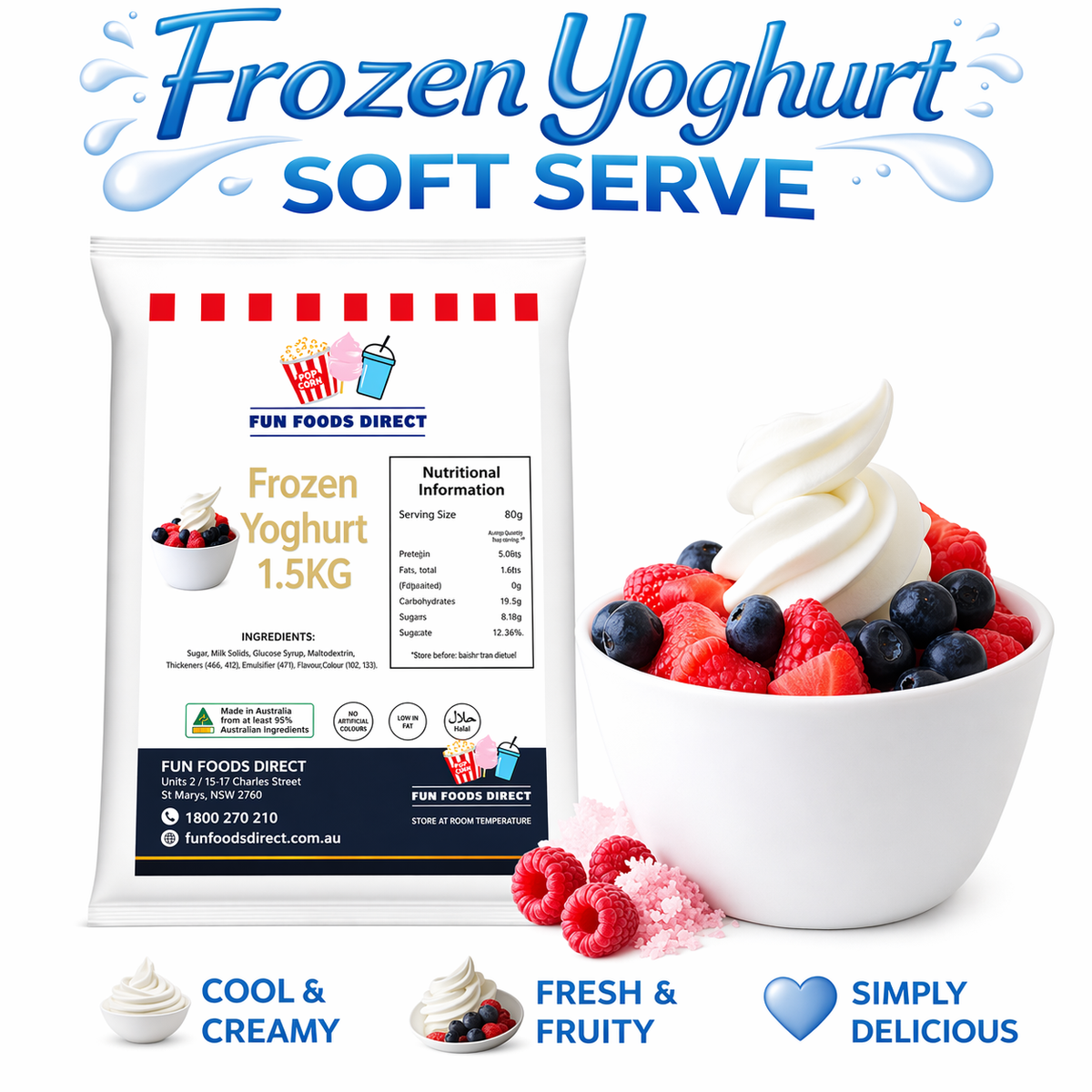 Luxury Frozen Yoghurt - Indulge in Creamy Perfection — Fast Direct ...