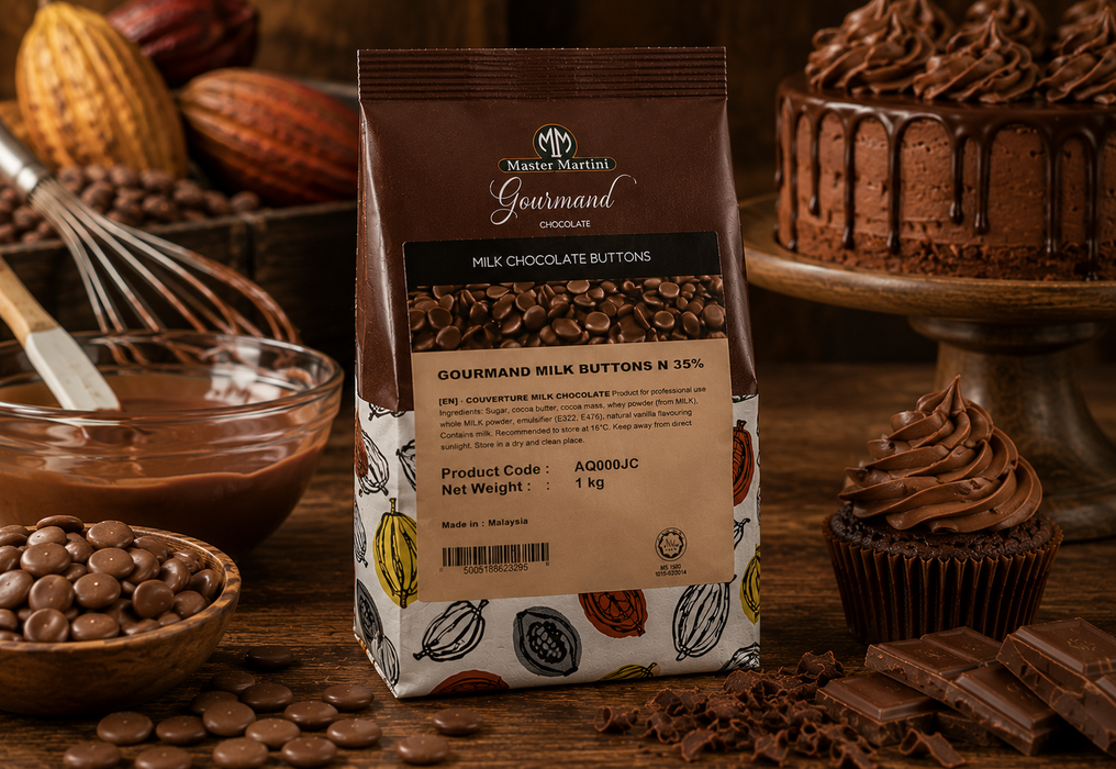 Master Martini 35% Couverture Milk Chocolate 1kg