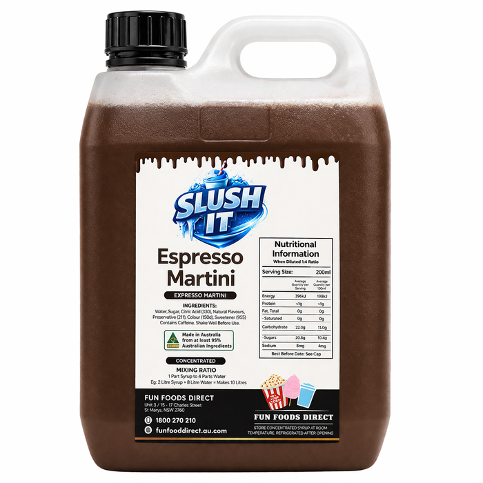 Espresso Martini Cordial Mixes 2L