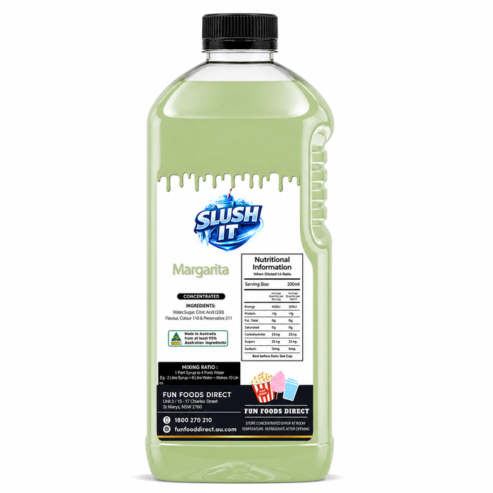 Margarita Slushy Mix / Premium Slushy Bottles
