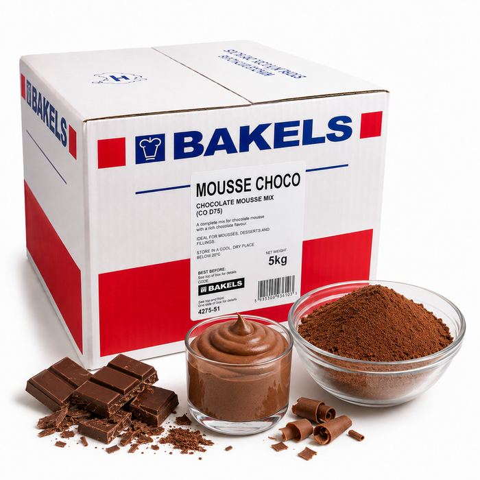Mousse Choco 5KG Carton – Premium Chocolate Mousse Mix for Cakes, Desserts & amp; Bakery Applications
