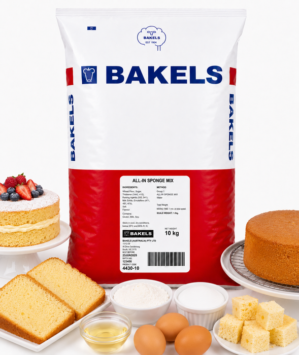 Bakels All-In Sponge Mix 10 KG BAG