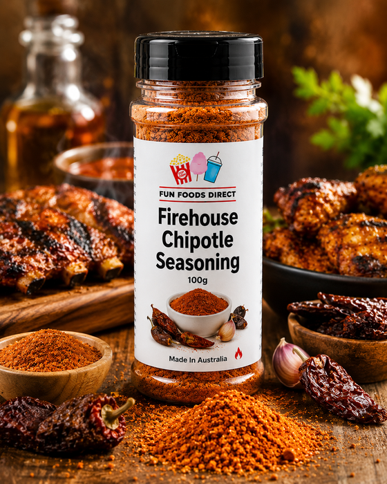 Firehouse Chipotle Seasoning 100g | Smoky Spicy Flavour Boost for Chips, Chicken & BBQ
