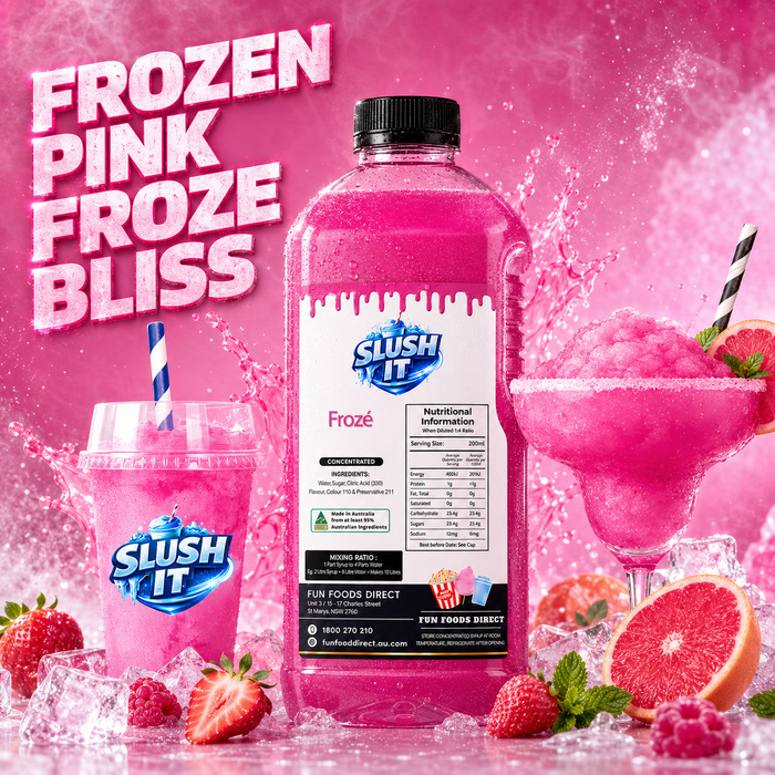 Froze Slush / Slushie Mix Bottles